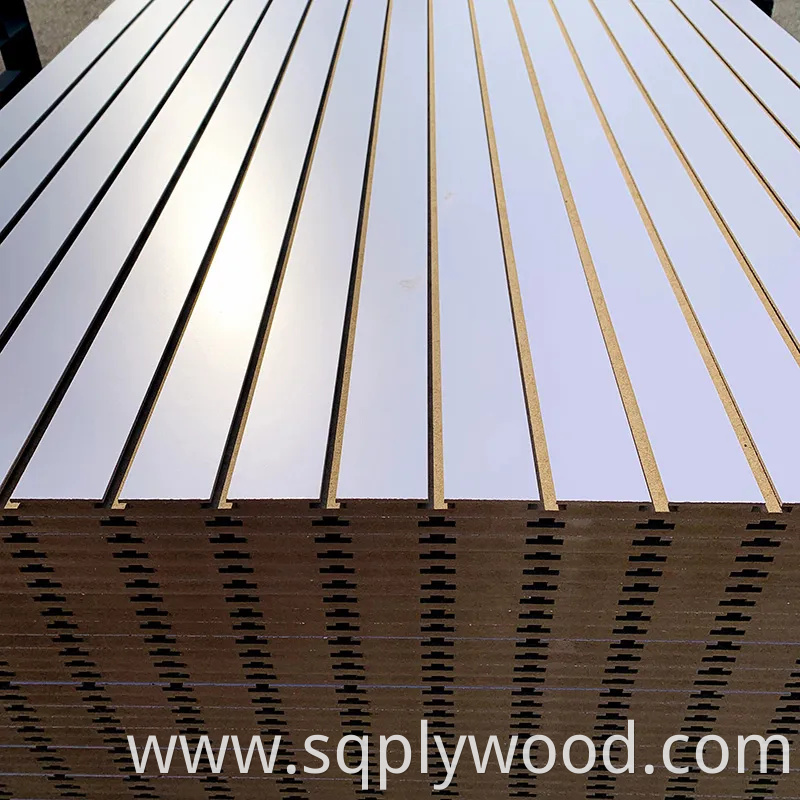 1830*2440 /1220*2440*12mm /15mm /18mm Melamine Faced MDF Board / Slot MDF / Raw MDF Board